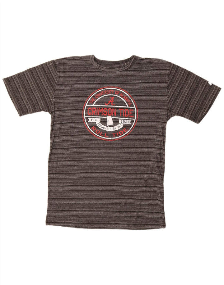 RUSSELL ATHLETIC T-shirt graphique pour homme UK 38/40 Gris moyen rayé