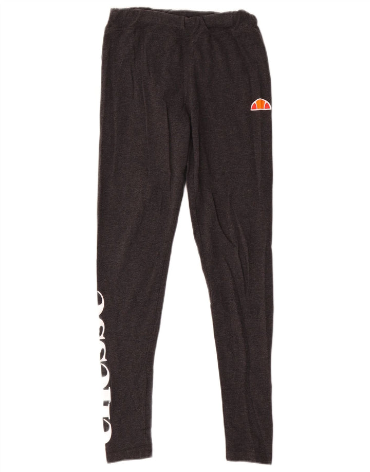 Ellesse Leggings graphiques pour femmes UK 10 petit coton gris