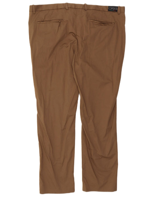 Marks & Spencer Pantalon de costume slim autographe pour homme W44 L31 Coton beige