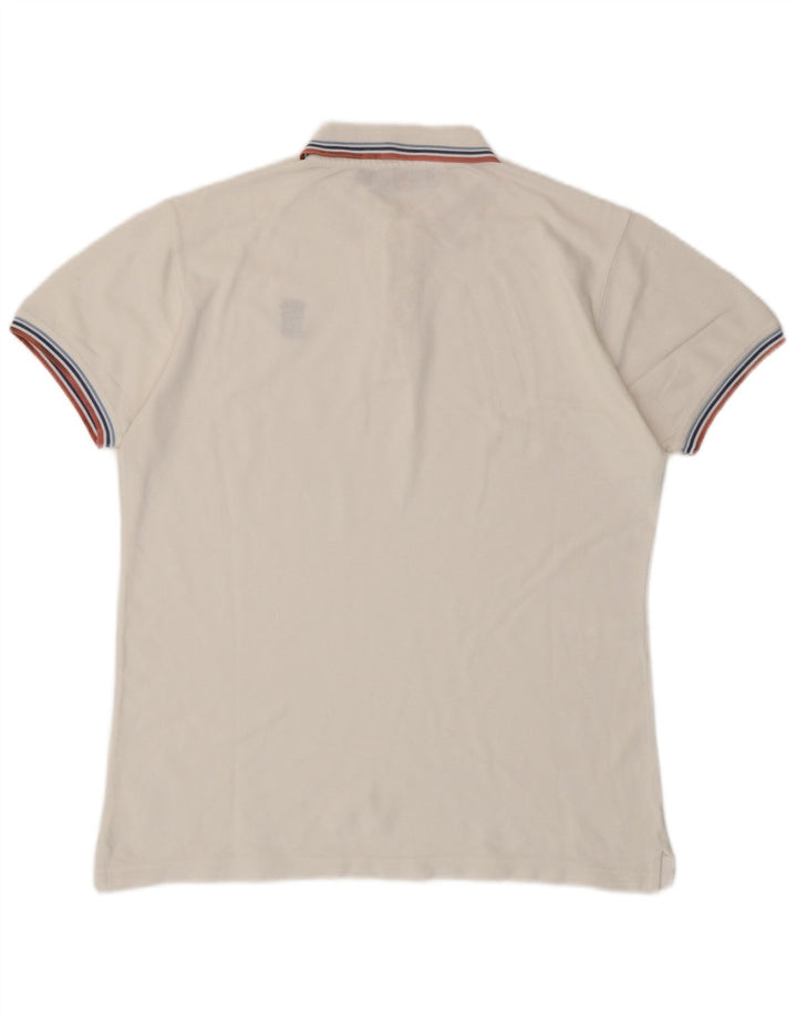 Marina Militare Polo Homme Blanc Moyen