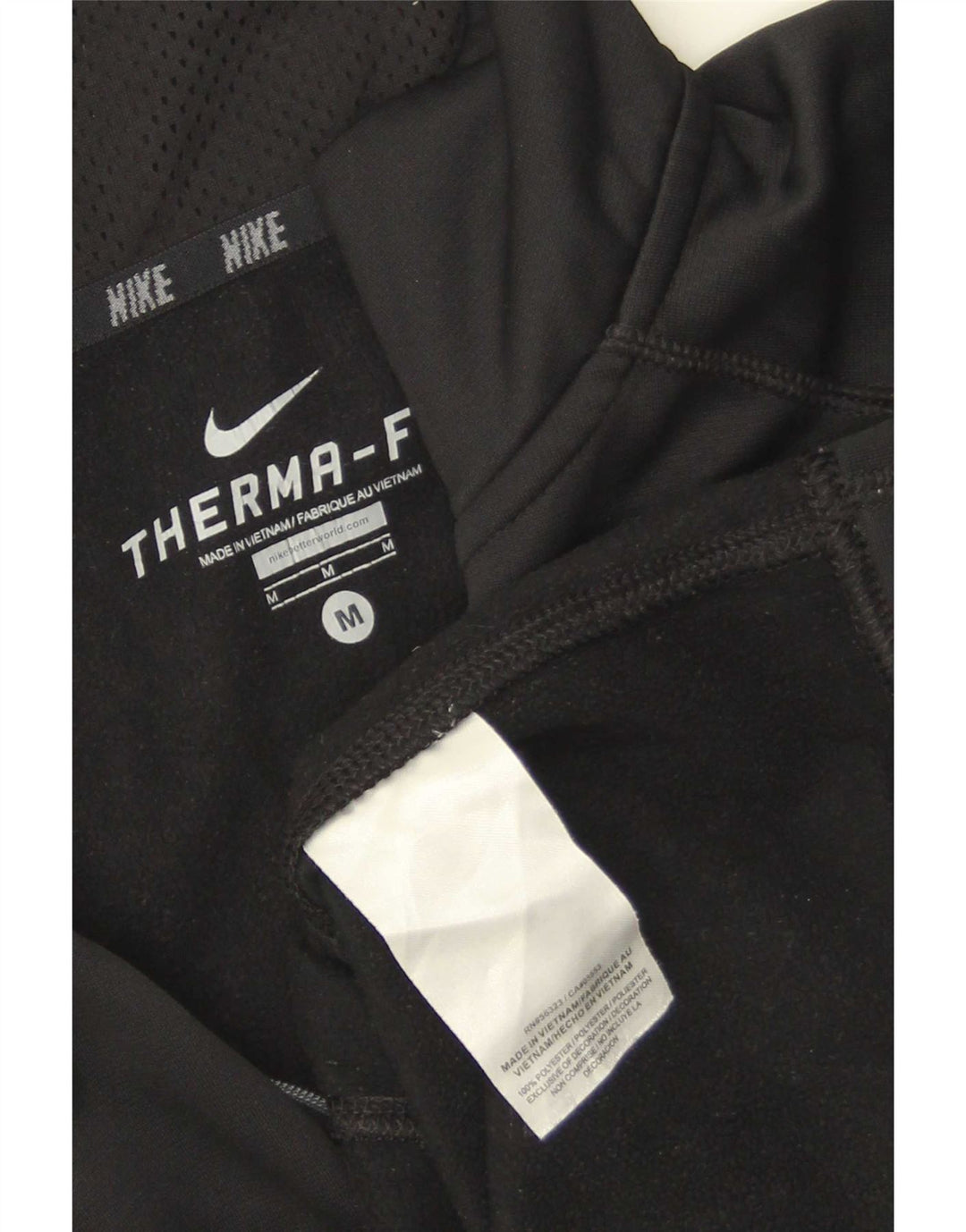 Haut de survêtement Nike Therma-Fit pour homme, color block, noir moyen