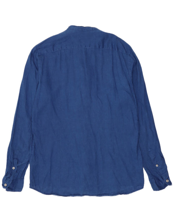 Refrigiwear Chemise Homme XL Bleu Marine Lin