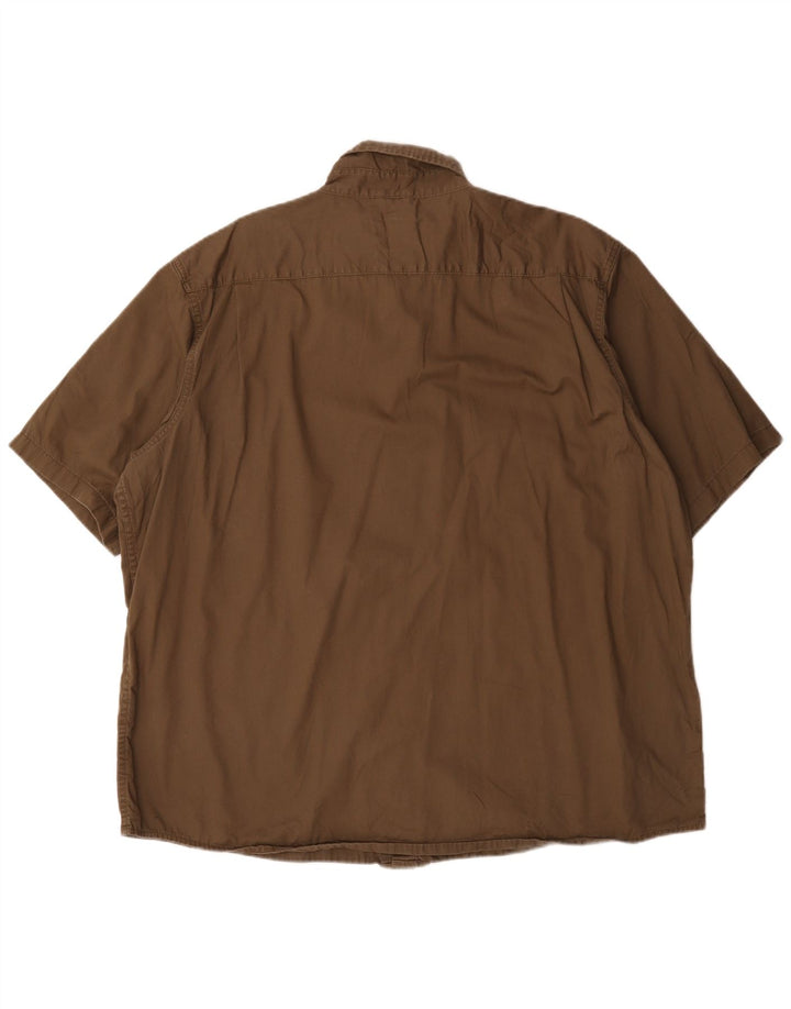 Wrangler Chemise à manches courtes pour homme 2XL Coton kaki