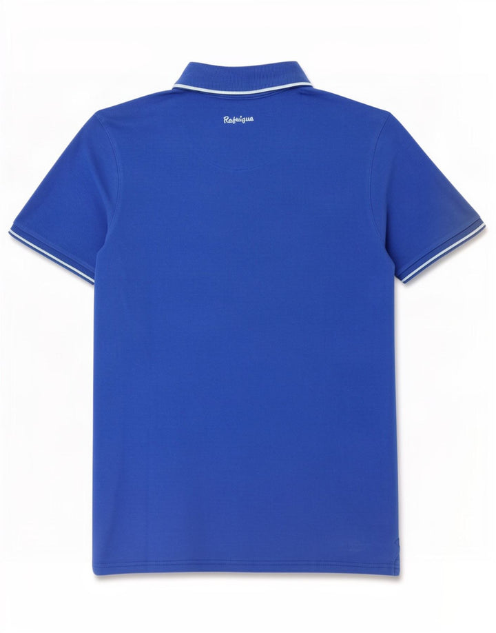 Refrigue Polo Homme Petit Bleu Coton