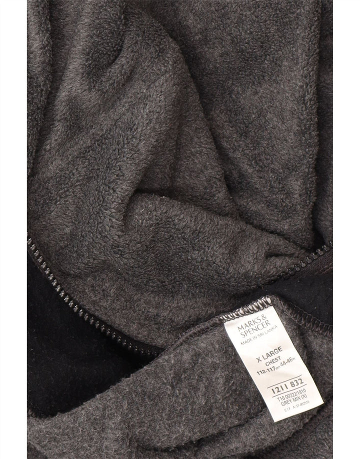 Marks & Spencer Veste polaire homme UK 42 XL Gris Polyester