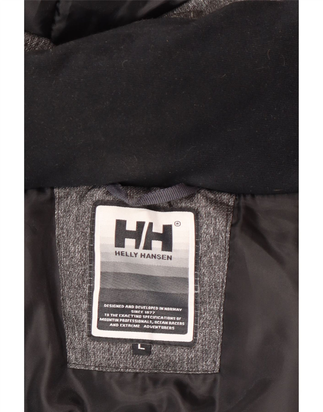 Helly Hansen Parka à capuche pour homme UK 40 Large Gris Nylon