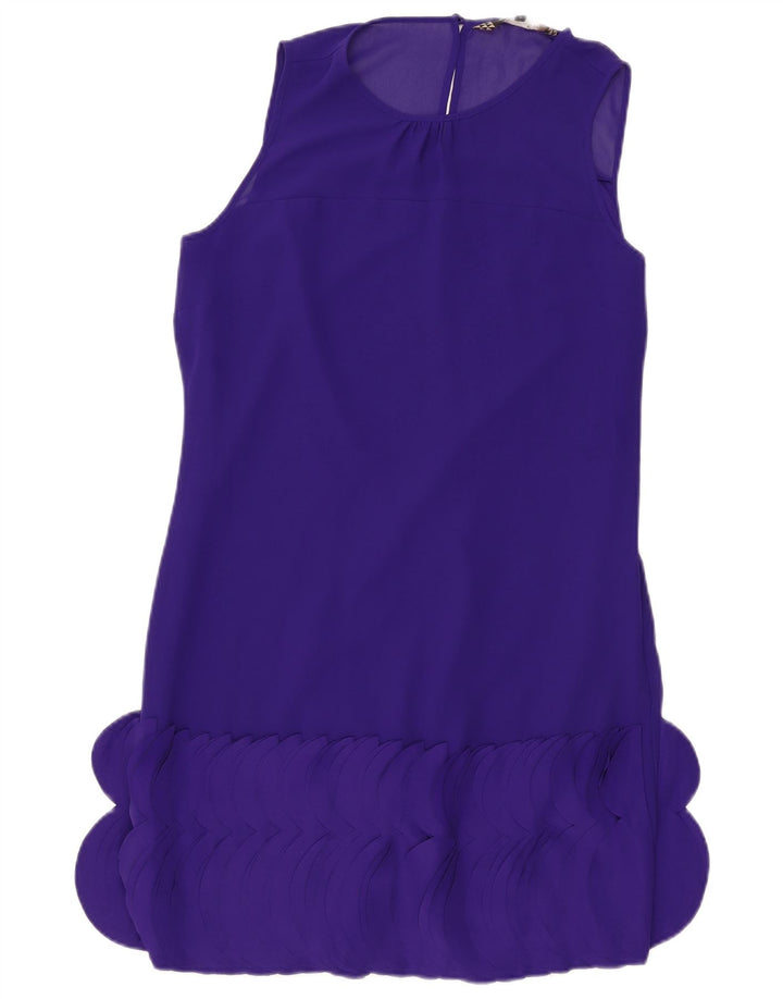 Principes Robe droite sans manches pour femme UK 12 Violet moyen