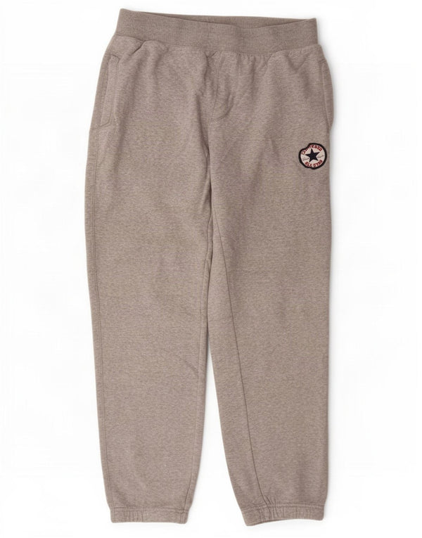 Converse Pantalon de Survêtement Joggers Homme Gris Moyen Coton