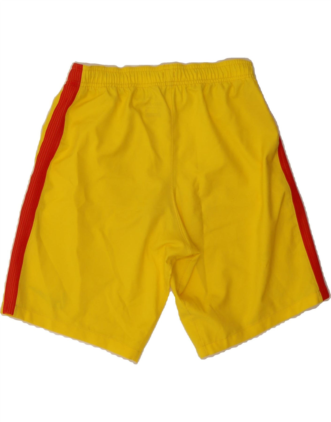 NIKE Mens Dri Fit Sport Shorts Small Yellow Colourblock Polyester Vintage Nike and Second-Hand Nike from Messina Hembry 