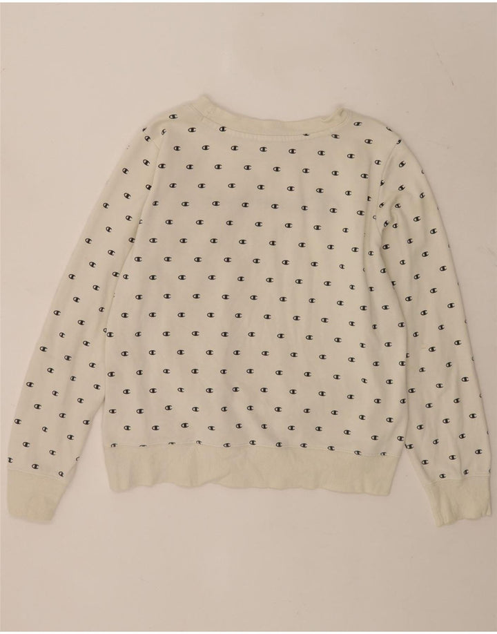 Champion Sweat-shirt graphique pour garçon 11-12 ans Grand Blanc à pois