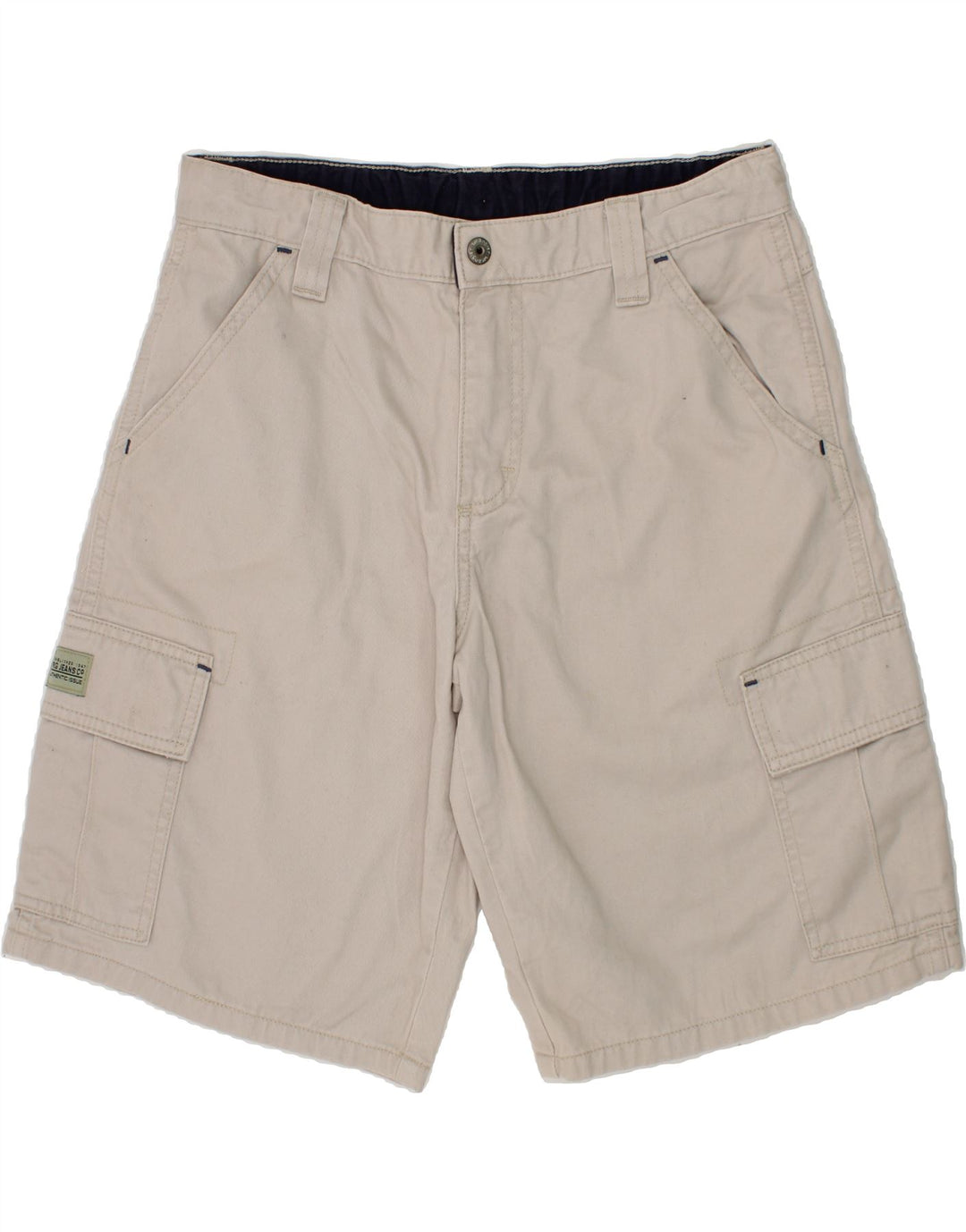 WRANGLER Boys Husky Cargo Shorts 9-10 Years W28  Grey Cotton Vintage Wrangler and Second-Hand Wrangler from Messina Hembry 