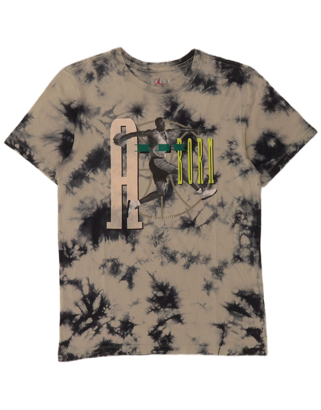 Jordan T-shirt graphique pour homme Petit gris Tie Dye en coton