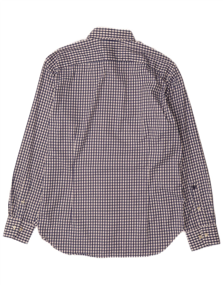 ROY ROBSON Chemise homme Taille 41 16 Grand coton à carreaux bleu marine