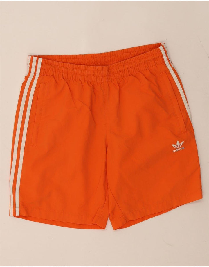 Adidas Short de Sport Homme Orange Moyen