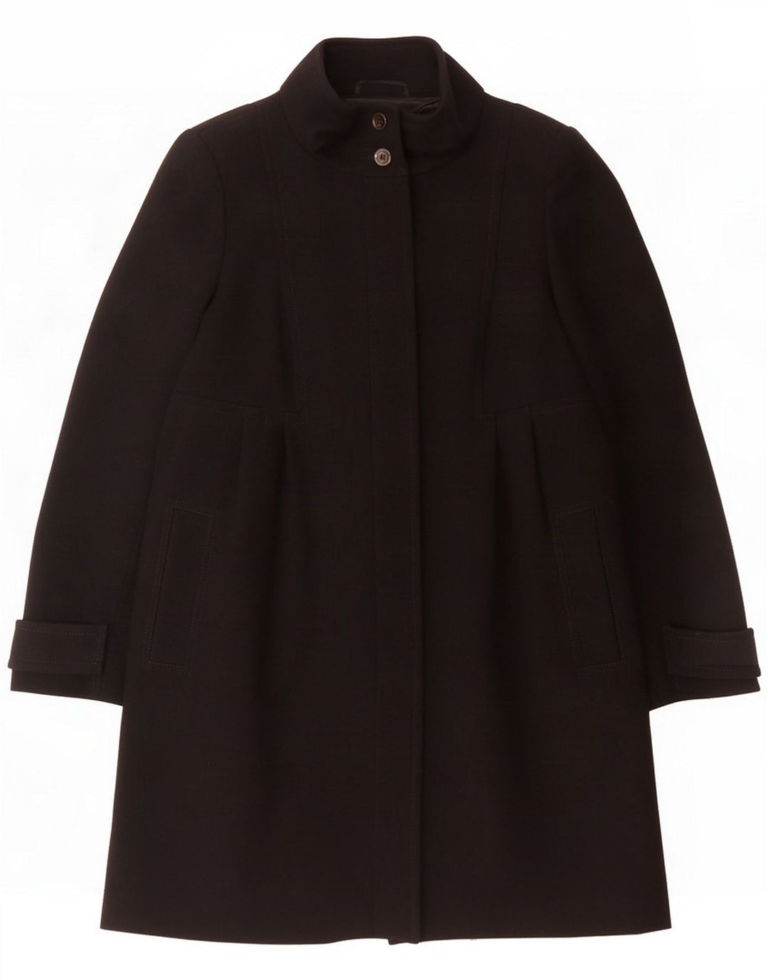 Pardessus de week-end pour femme Max Mara UK 14 Large Black Wool