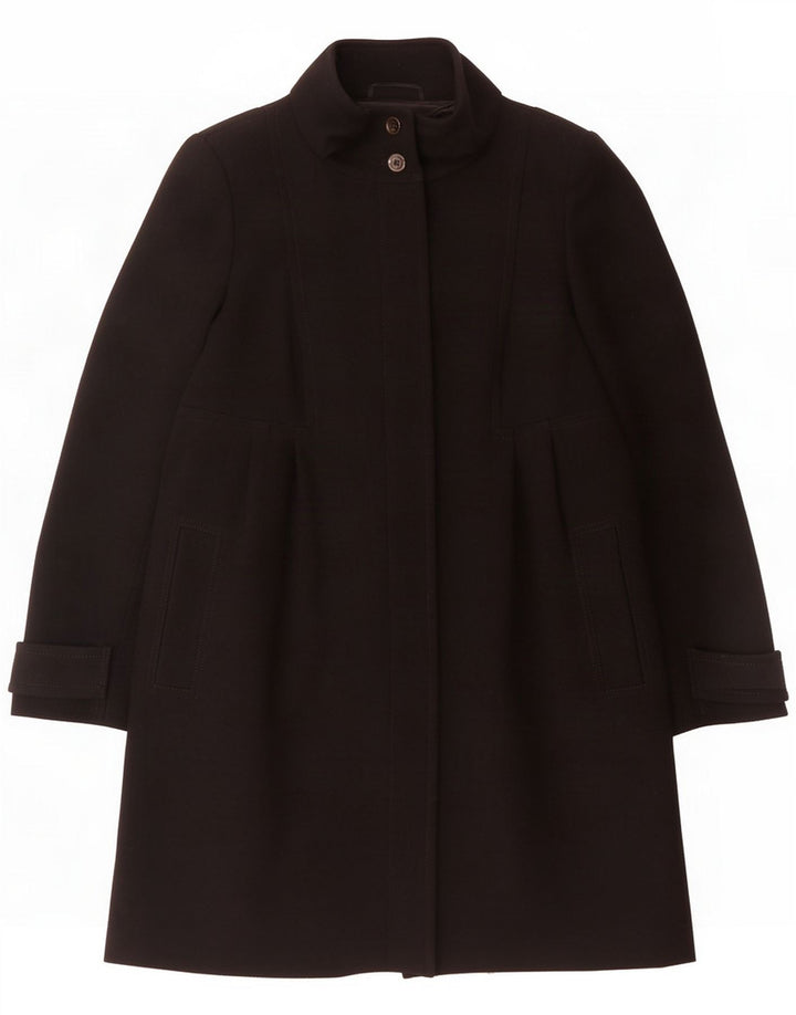 Pardessus de week-end pour femme Max Mara UK 14 Large Black Wool