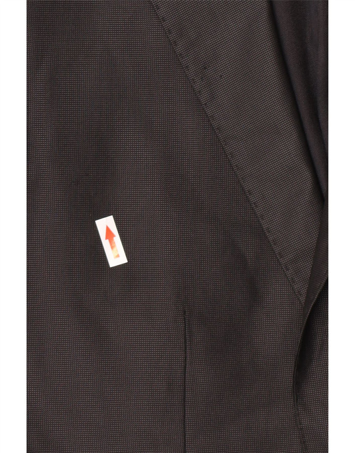 Zara Veste blazer à 2 boutons pour homme EU 48 Noir moyen