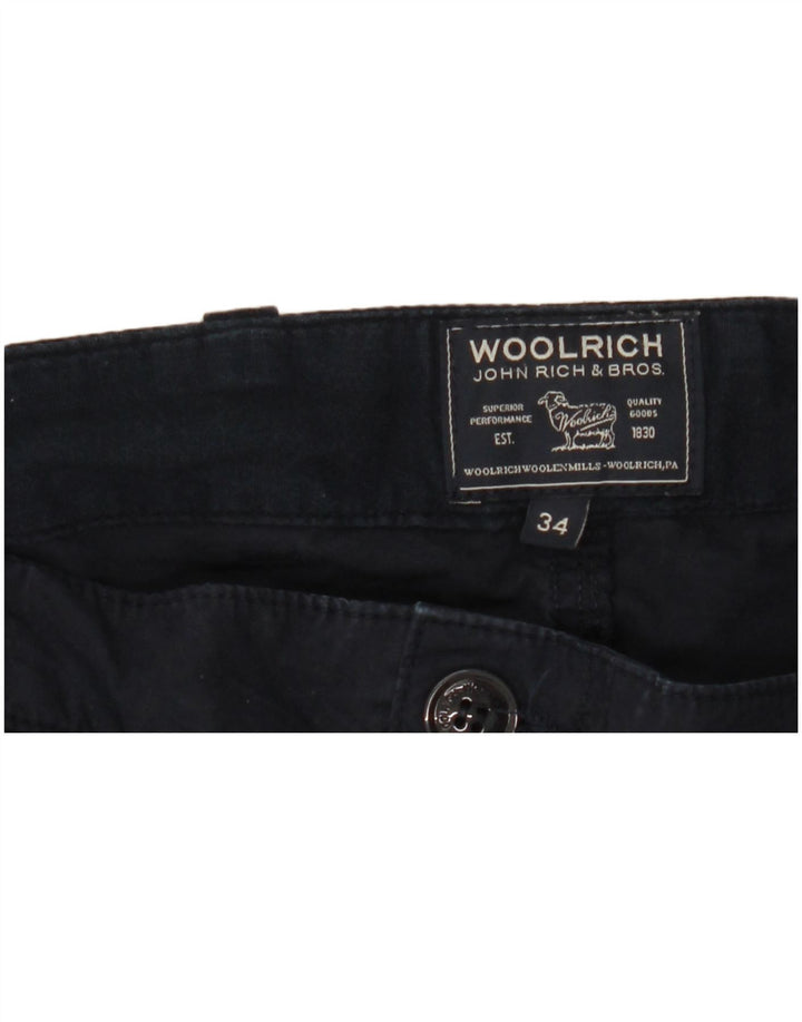 Woolrich Pantalon Cargo Droit W34 L27 Homme Bleu Marine