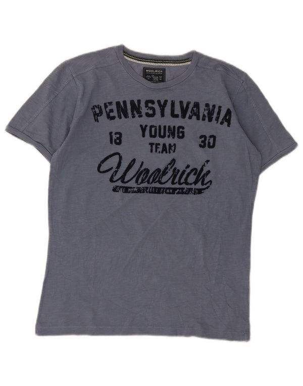 Woolrich T-Shirt Graphique Garçon 11-12 ans Bleu