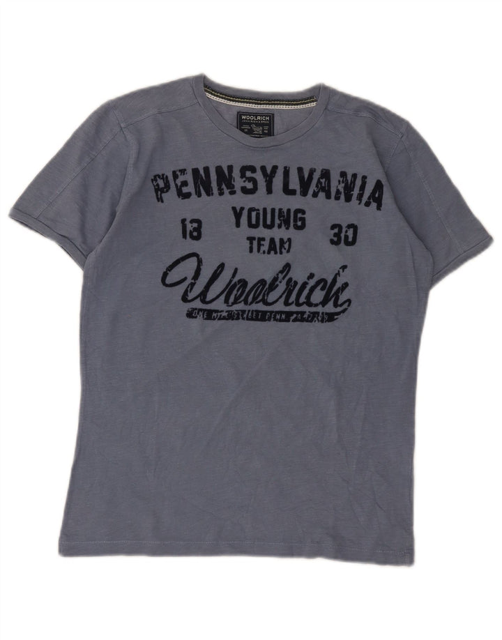 Woolrich T-Shirt Graphique Garçon 11-12 ans Bleu