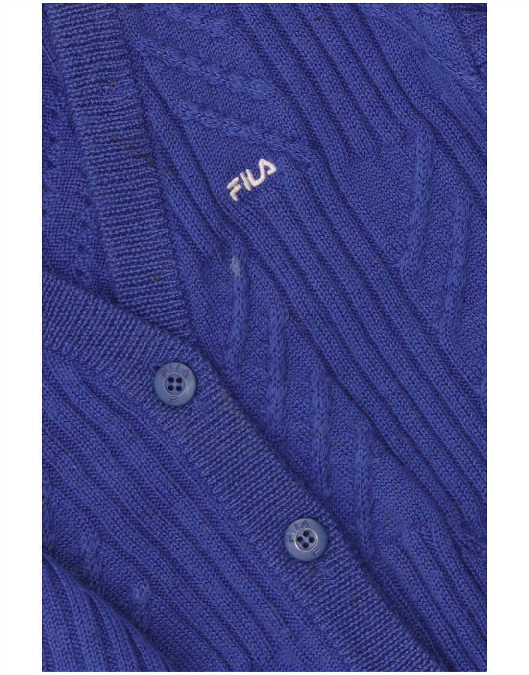 Fila Cardigan Femme Pull IT 44 Bleu Moyen