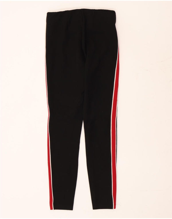 Zara Womens Trafaluc Leggings UK 8 Small Noir Rayé