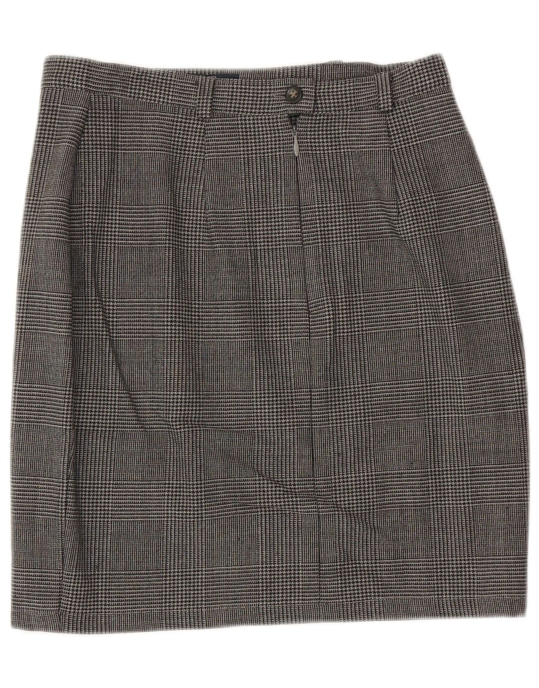 MAX MARA Jupe crayon week-end pour femme UK 14 Large W29 Gris à carreaux