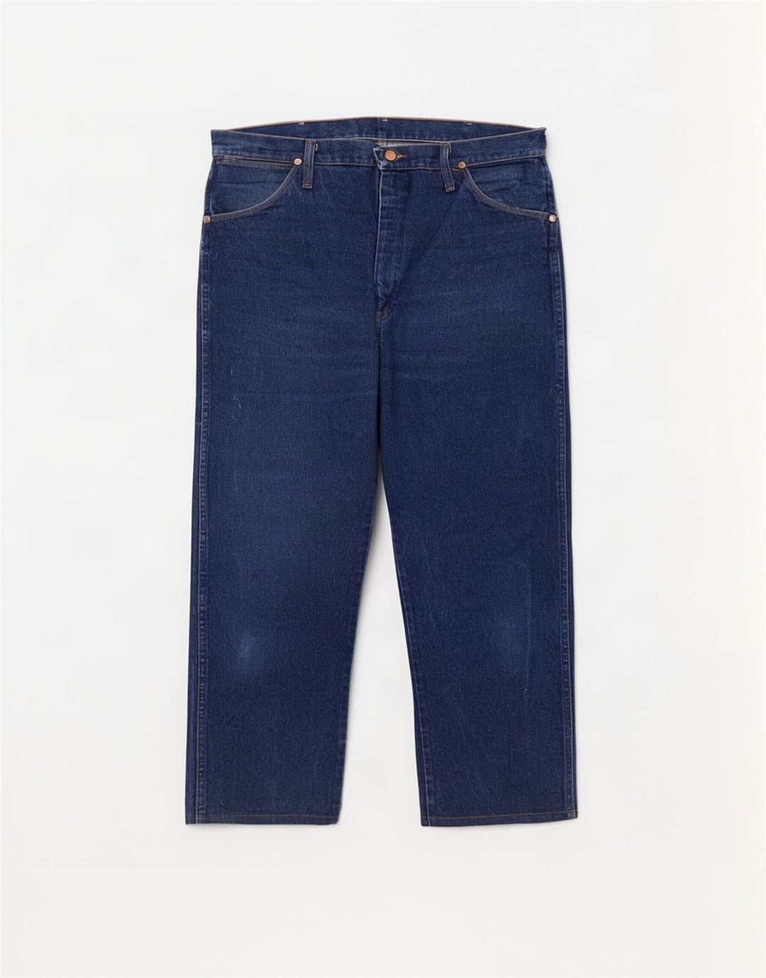 Wrangler Jean droit homme W38 L26 bleu marine coton