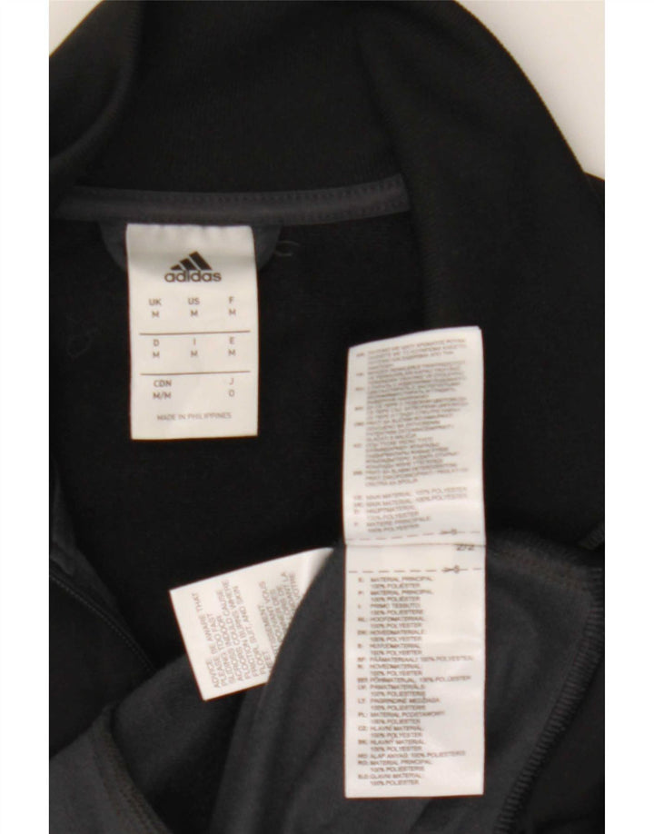 Adidas Veste de survêtement pour homme Noir moyen Polyester colour block