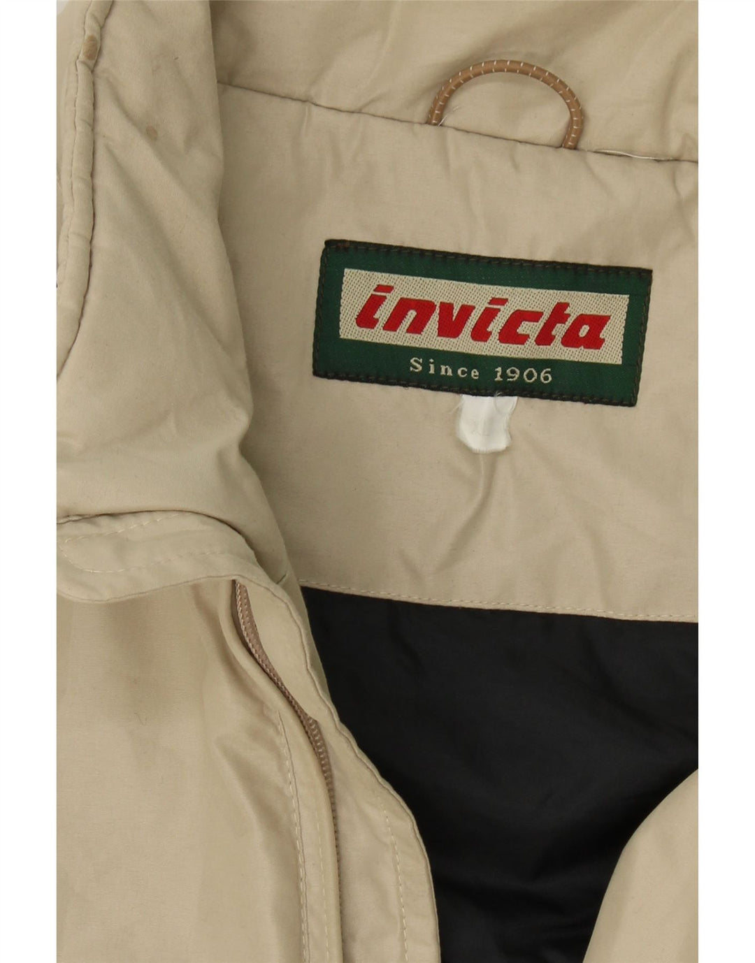 INVICTA Mens Bomber Jacket UK 42 XL Beige Polyamide Vintage Invicta and Second-Hand Invicta from Messina Hembry 