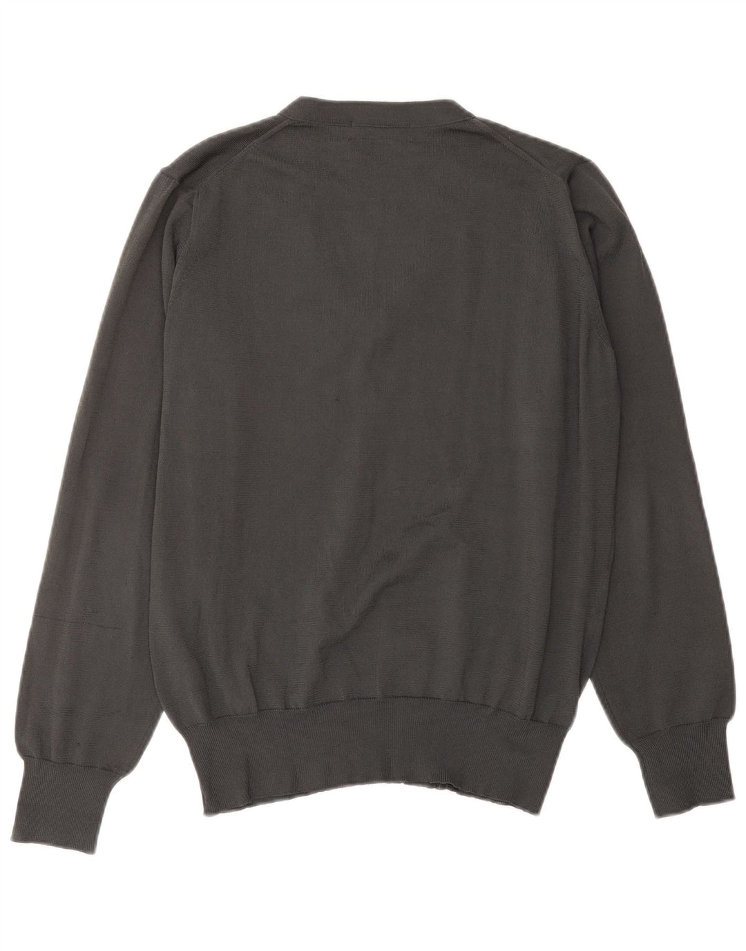 Zara Pull Col V Homme Gris Moyen