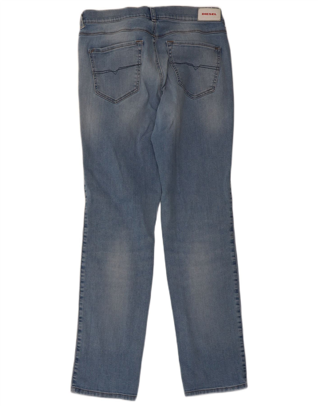 Diesel Jean Droit Sandy Regular Slim W30 L32 Homme Bleu Coton