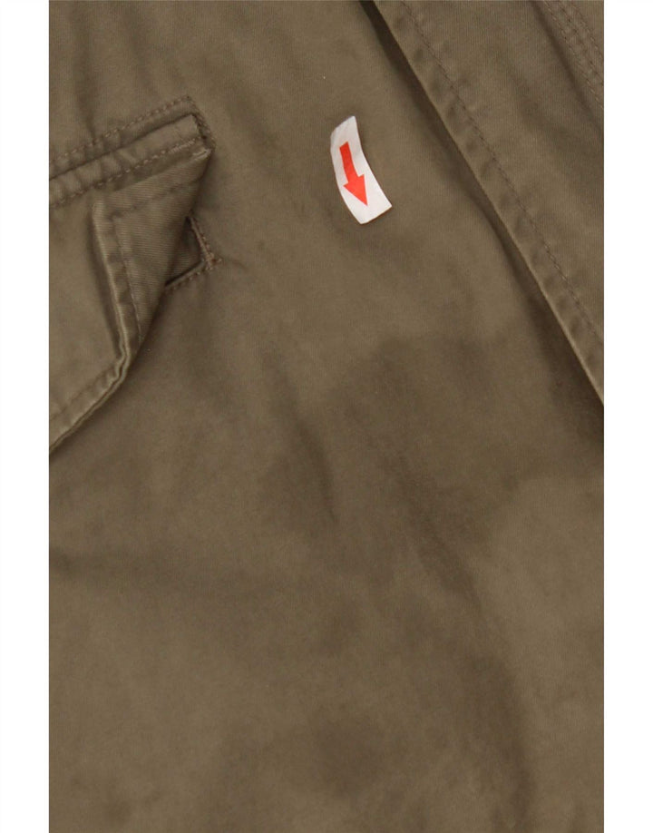 Marks & Spencer Veste utilitaire pour femme UK 44 2XL Kaki Coton