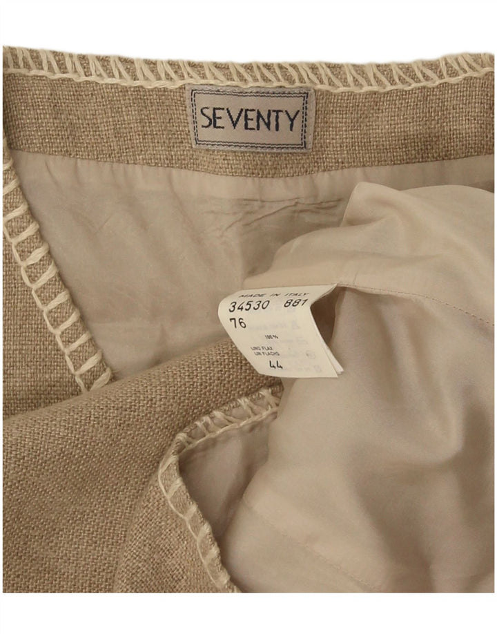 Seventy Gilet Femme IT 44 Lin Beige Moyen