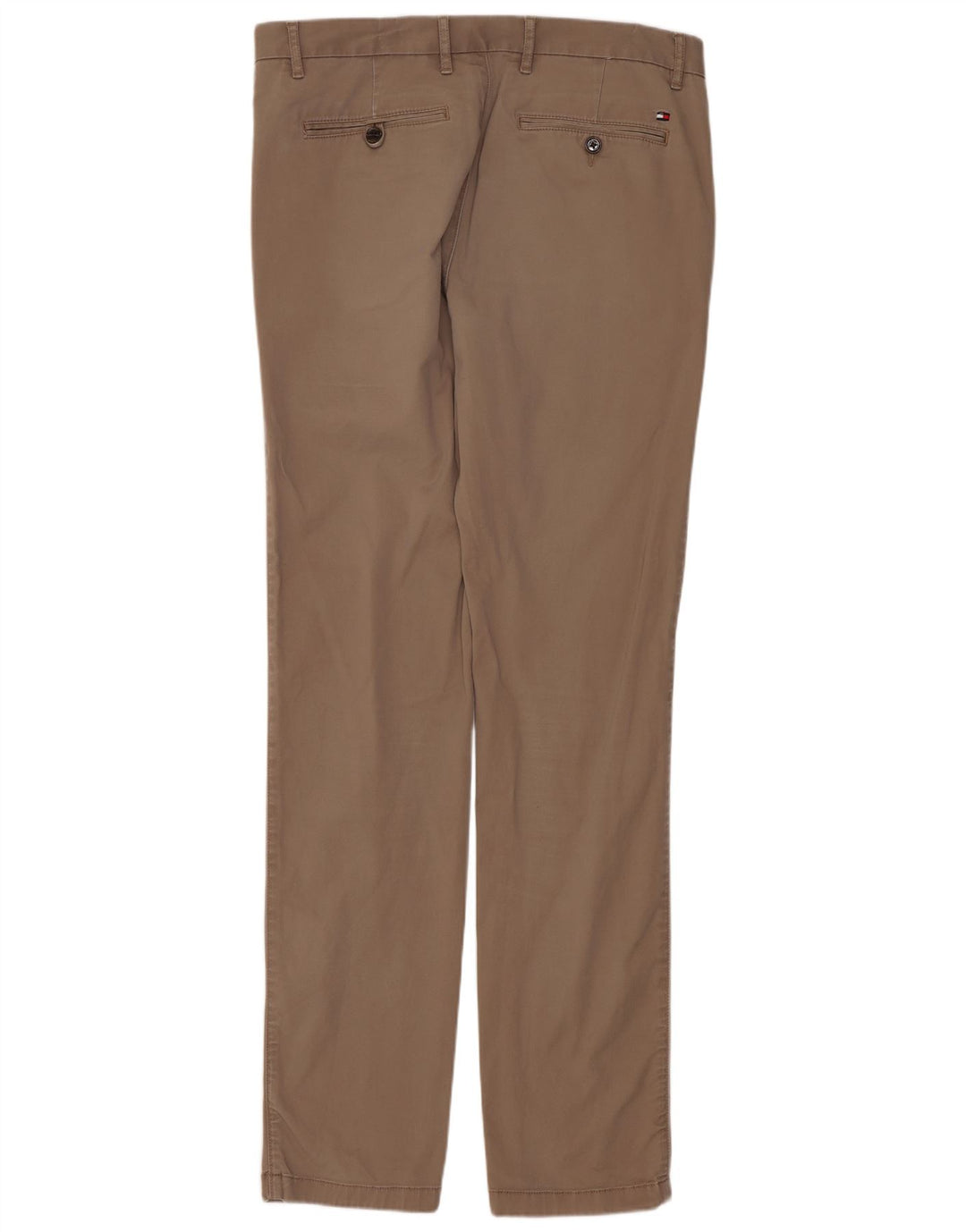 TOMMY HILFIGER Pantalon Chino Slim Homme W34 L33 Beige Coton