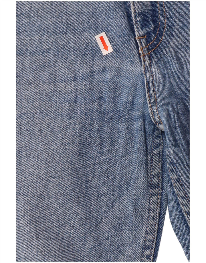 Zara Jean skinny taille haute pour femme EU 38 Small W28 L27 Bleu classique