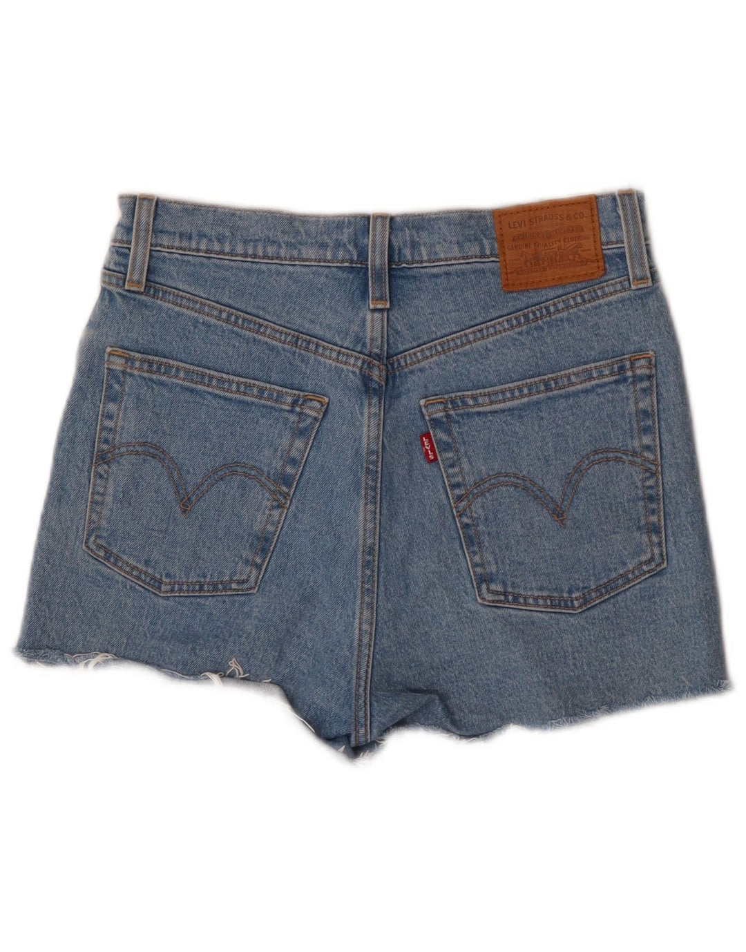 Levi's Short en Jean Femme W28 Bleu Moyen Coton