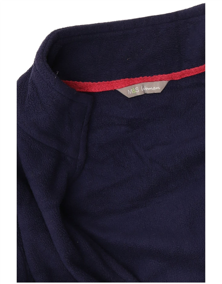 Marks & Spencer Veste polaire pour femme UK 16 Large Bleu marine