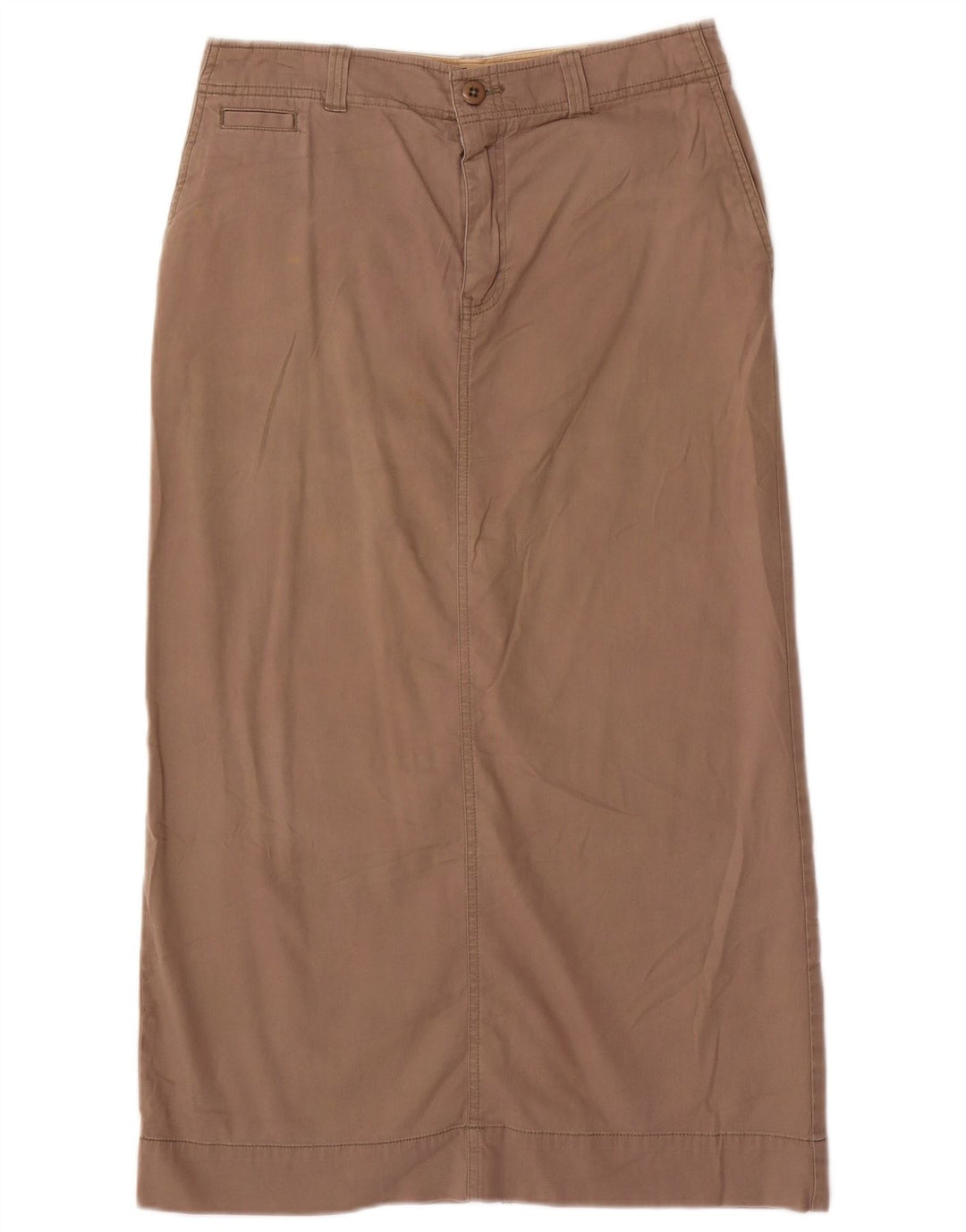 EDDIE BAUER Jupe droite femme US 8 Medium W30 Gris Coton