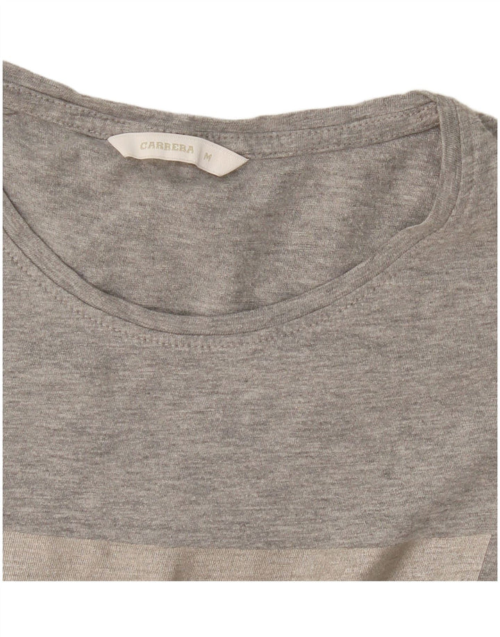 Carrera T-Shirt Graphique Femme UK 12 Gris Moyen