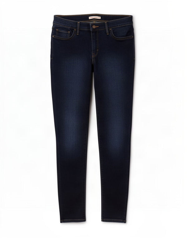 Levi's Jean 310 Shaping Super Skinny Femme Bleu Marine Coton W32 L30