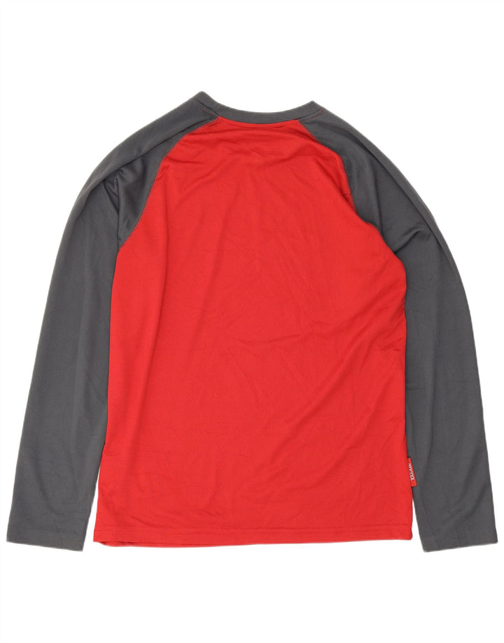 Mountain Warehouse Haut IsoCool Manches Longues Homme Rouge Moyen Colourblock