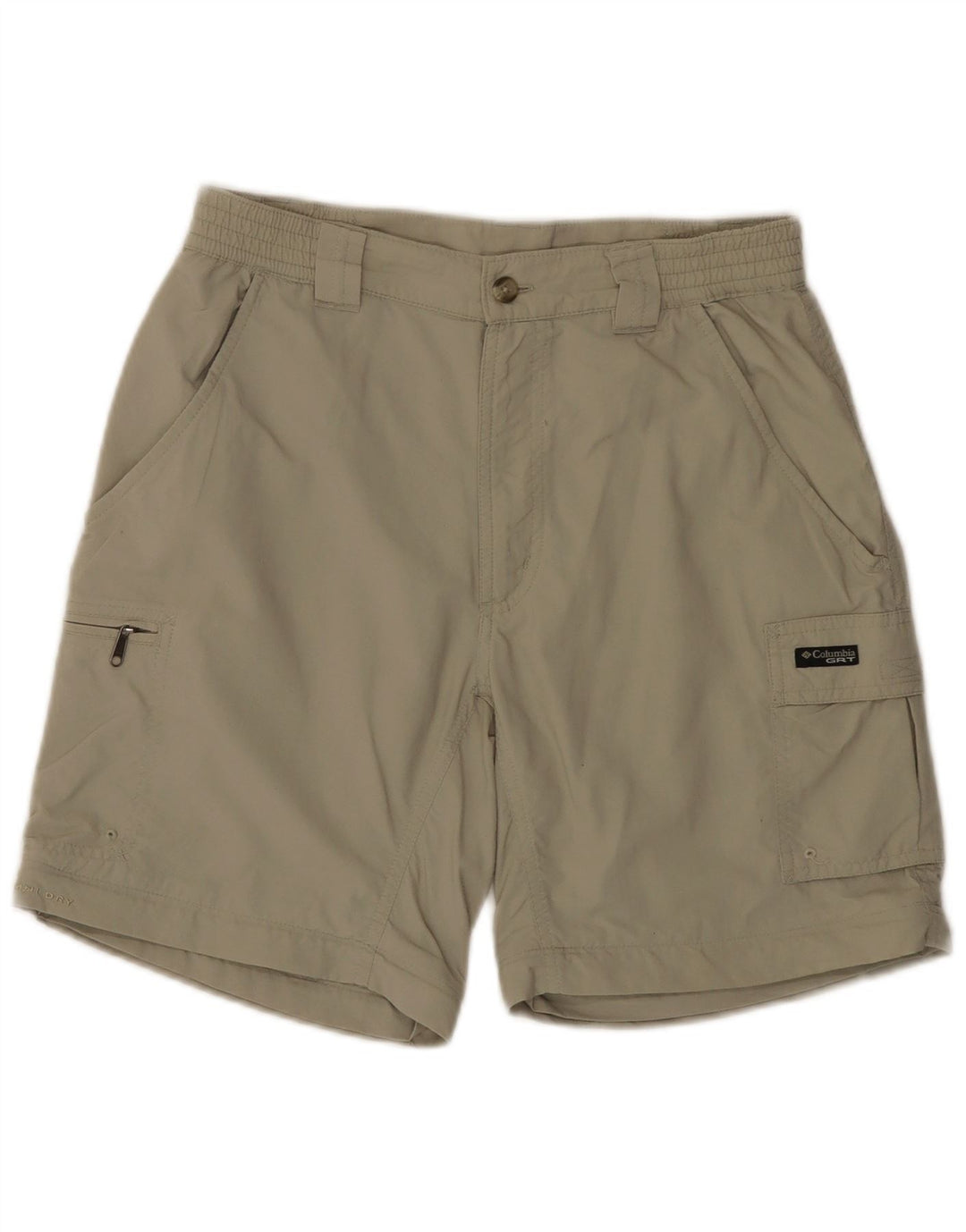COLUMBIA Short cargo femme petit W27 nylon vert