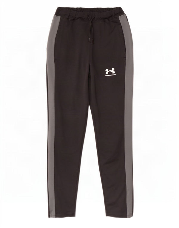 Under Armour Pantalon de survêtement pour femme UK 4 XS Noir Colourblock Polyester