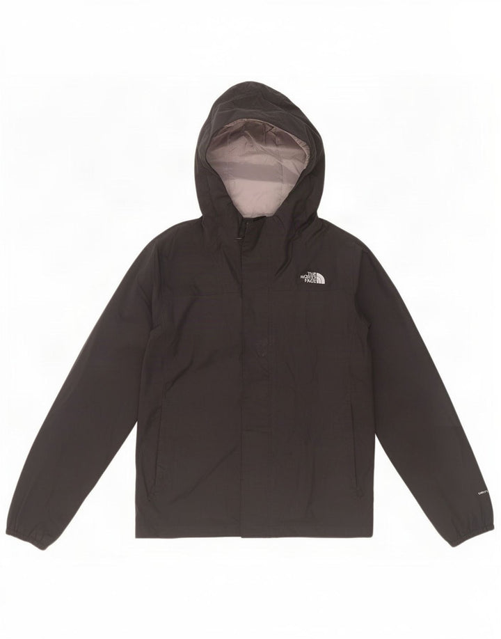 The North Face Veste de Pluie à Capuche Fille 9-10 Ans Noir Moyen Polyester