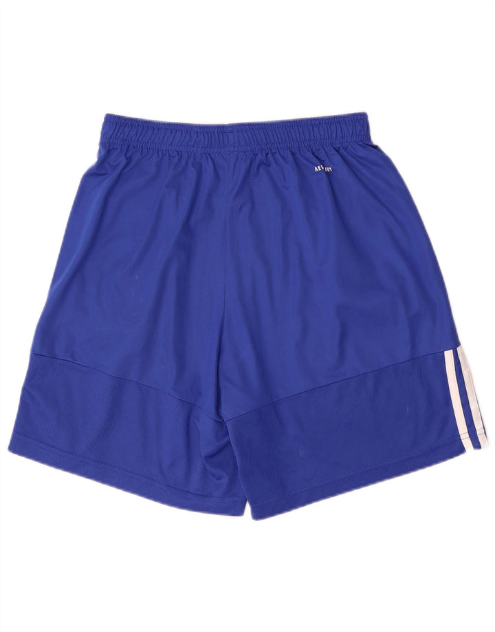 Adidas Short de sport Aeroready pour hommes, petit, bleu, polyester