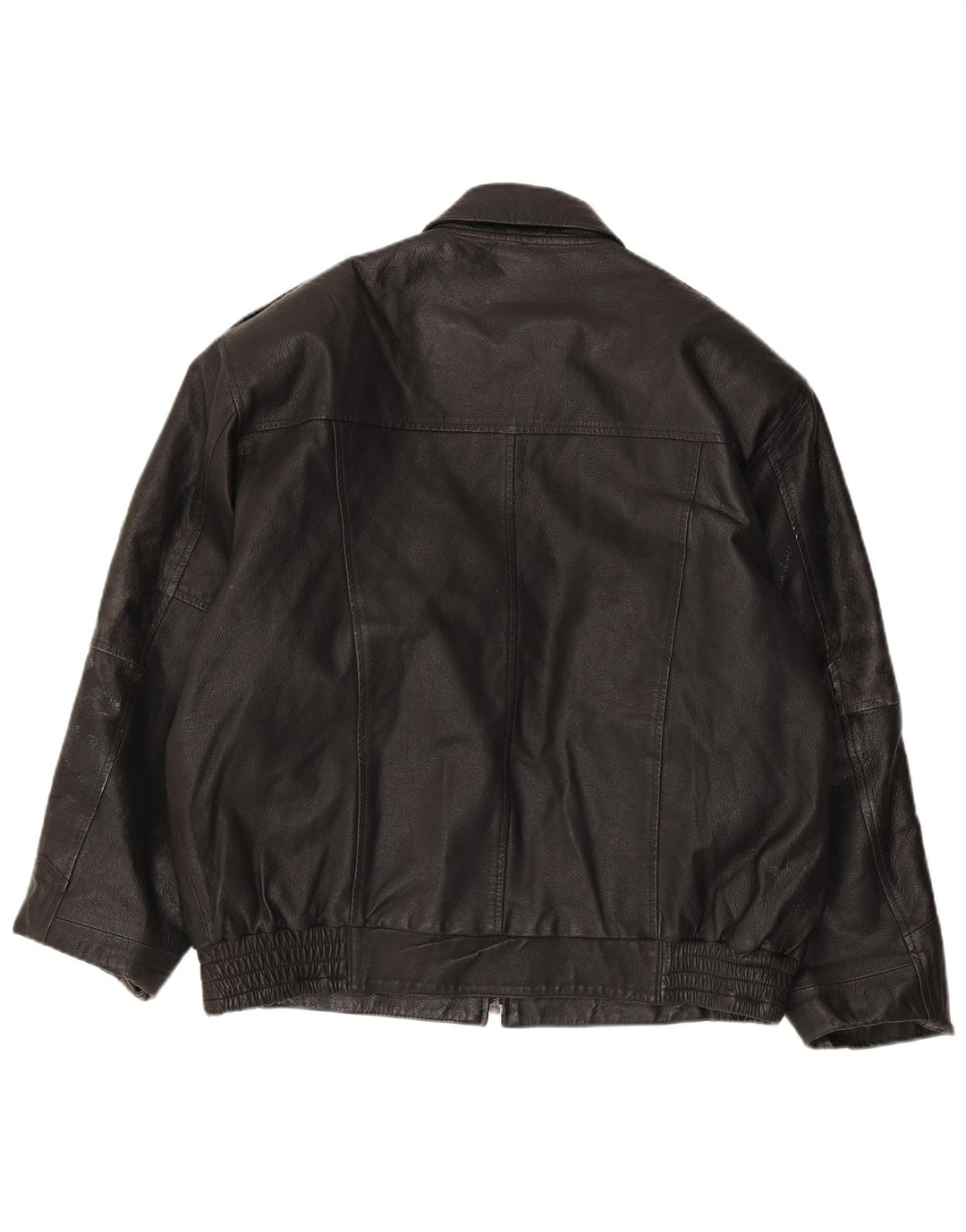 MILAN Veste en cuir pour homme UK 40 Grand cuir noir