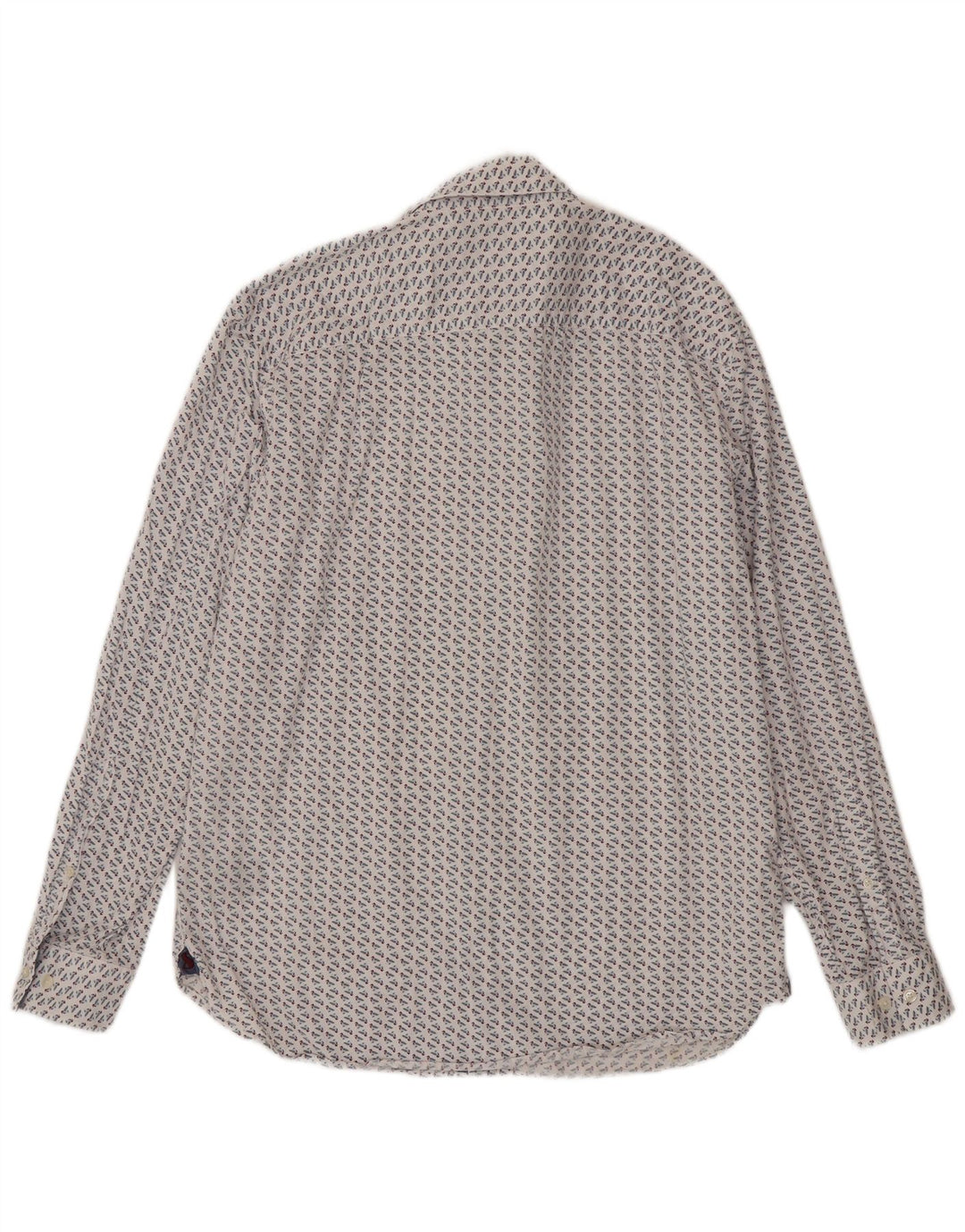 Joules Chemise Coupe Classique à Motif Abstrait Homme Grand Blanc Coton
