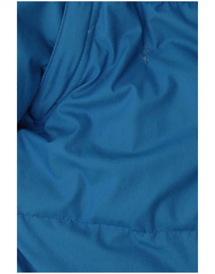 VINTAGE Doudoune Garçon 15-16 ans Bleu Polyester