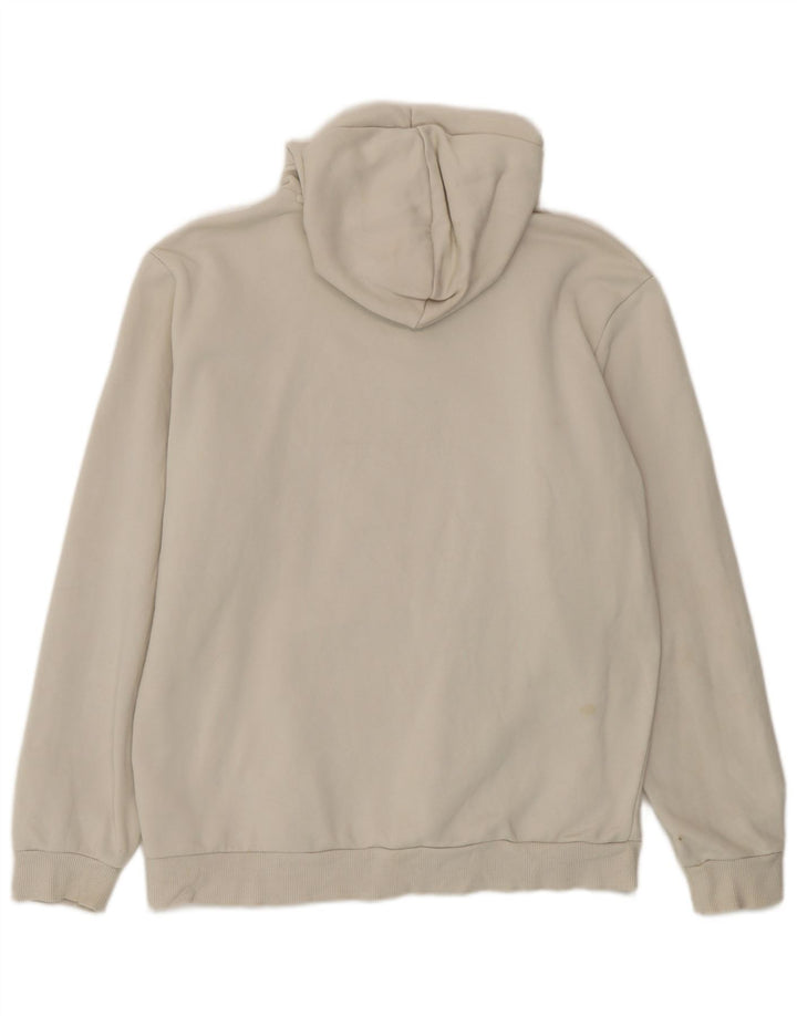 Puma Pull à Capuche Graphique Homme Beige Moyen Coton